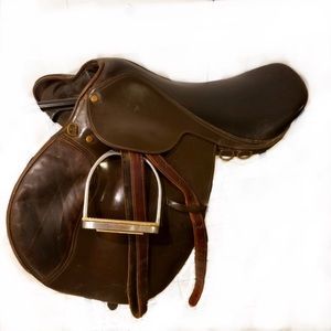 English horse saddle Silver Cup Supreme